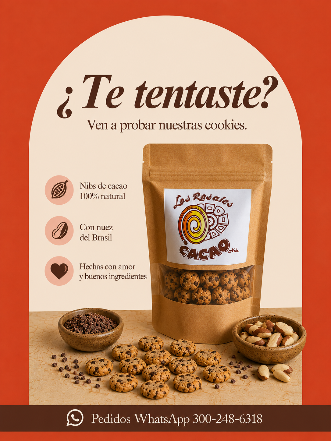 Galletas de Cacao — 50g